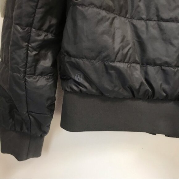 Lululemon Non-Stop Bomber Reversible Jacket Puffer Zipper Pockets Minimalist 8 - Picture 10 of 16